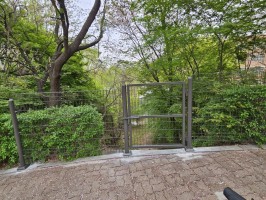 안산 본오동 도서관 휀스 메쉬휀스 (앙카용, 기와진회색, 높이1.2용)