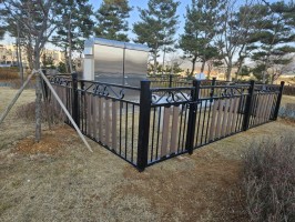 인천강화군 시설물보호휀스 테라젠02-02 (앙카용 블랙 높이1.2용)