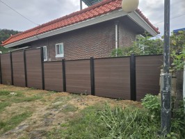 음성감곡 전원주택휀스 합성목재W-4000 가림막 (높이1.5,2.25용)